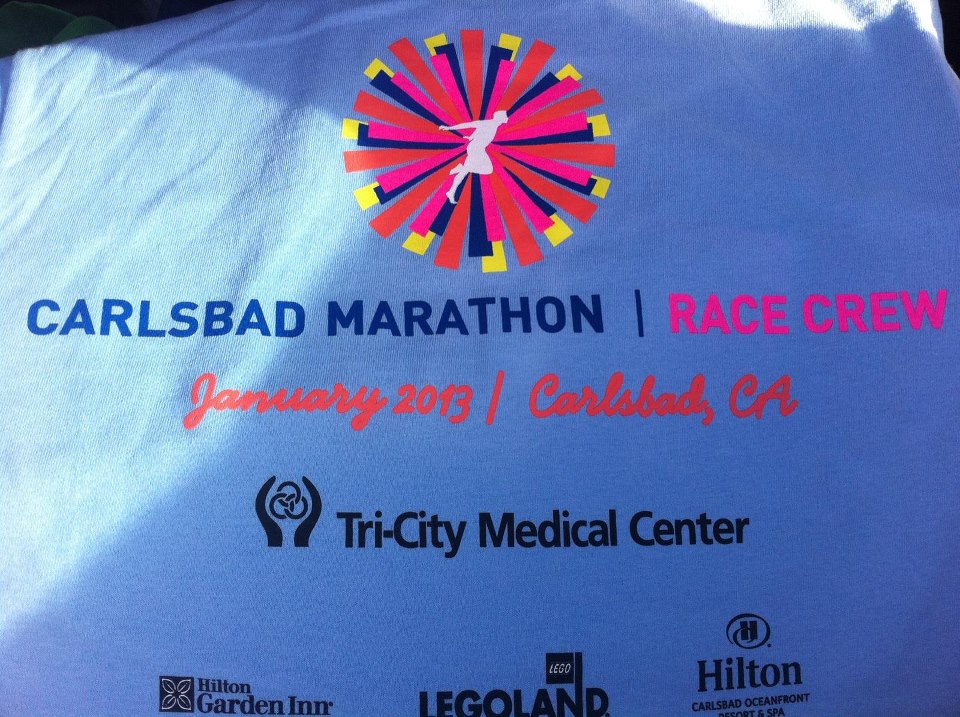 Carlsbad Marathon shirt